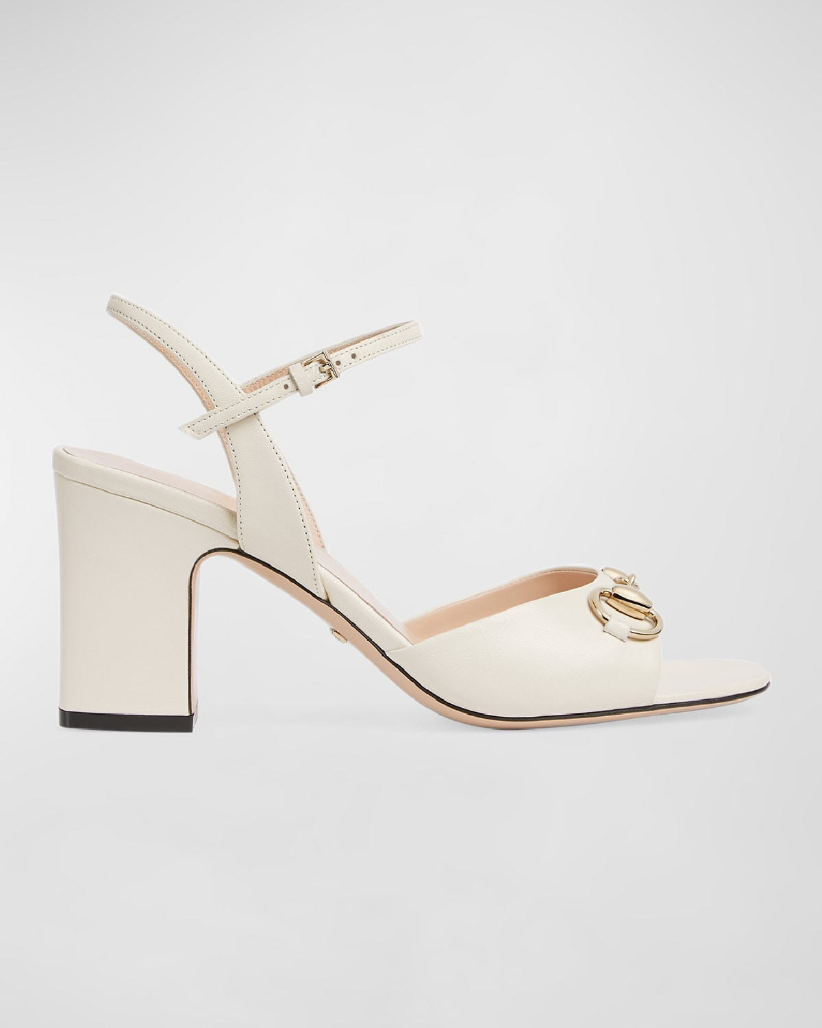 Lady Horsebit Leather Sandals | Neiman Marcus