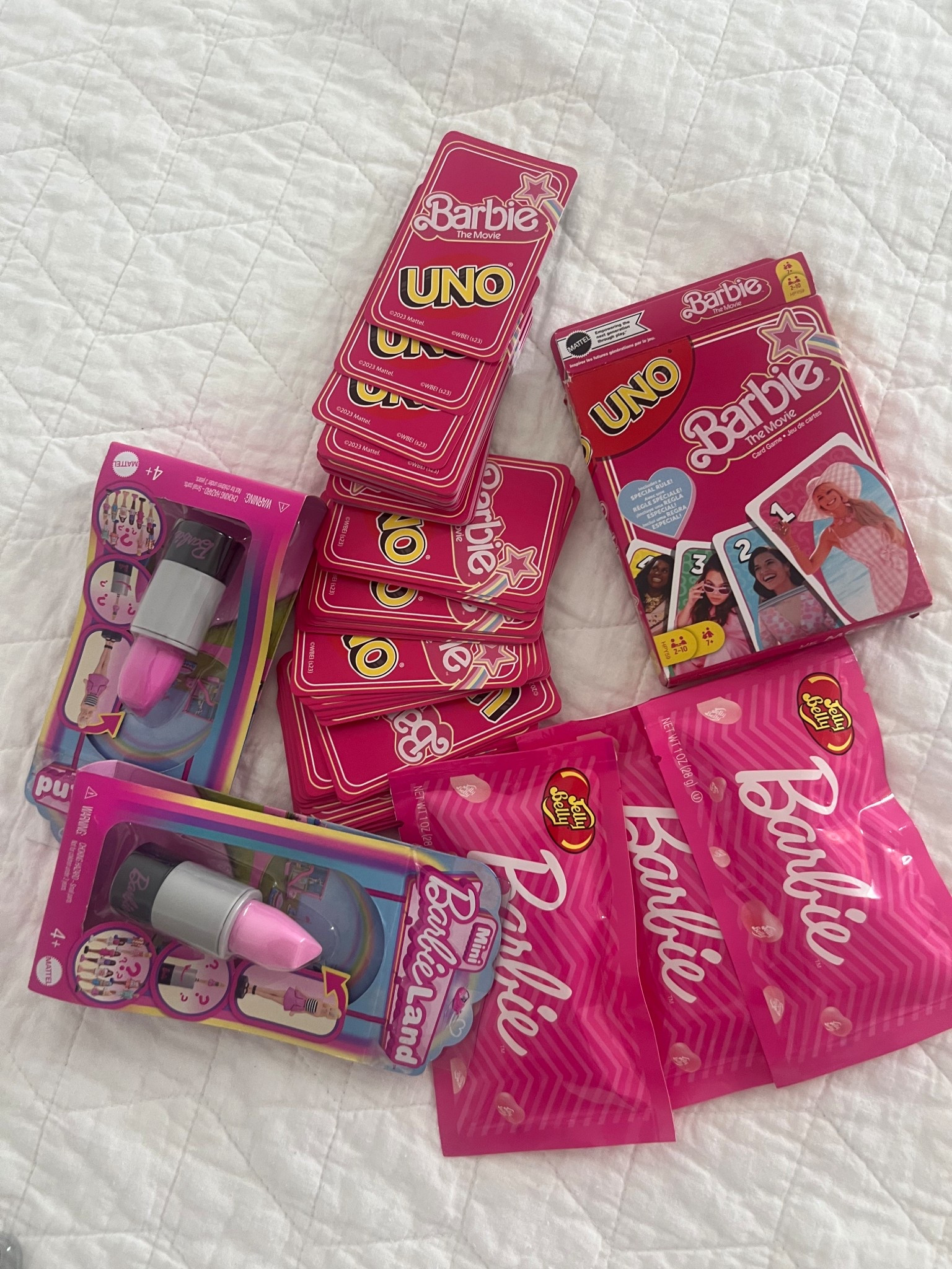 Celebrating National Barbie
Day ✨💖🎀
… aunting-style! Some Barbie fun today for my nieces (and nephew, who was a trooper and played Uno with us, but got a non-Barbie treat).

#LTKSeasonal #LTKKids #LTKFamily