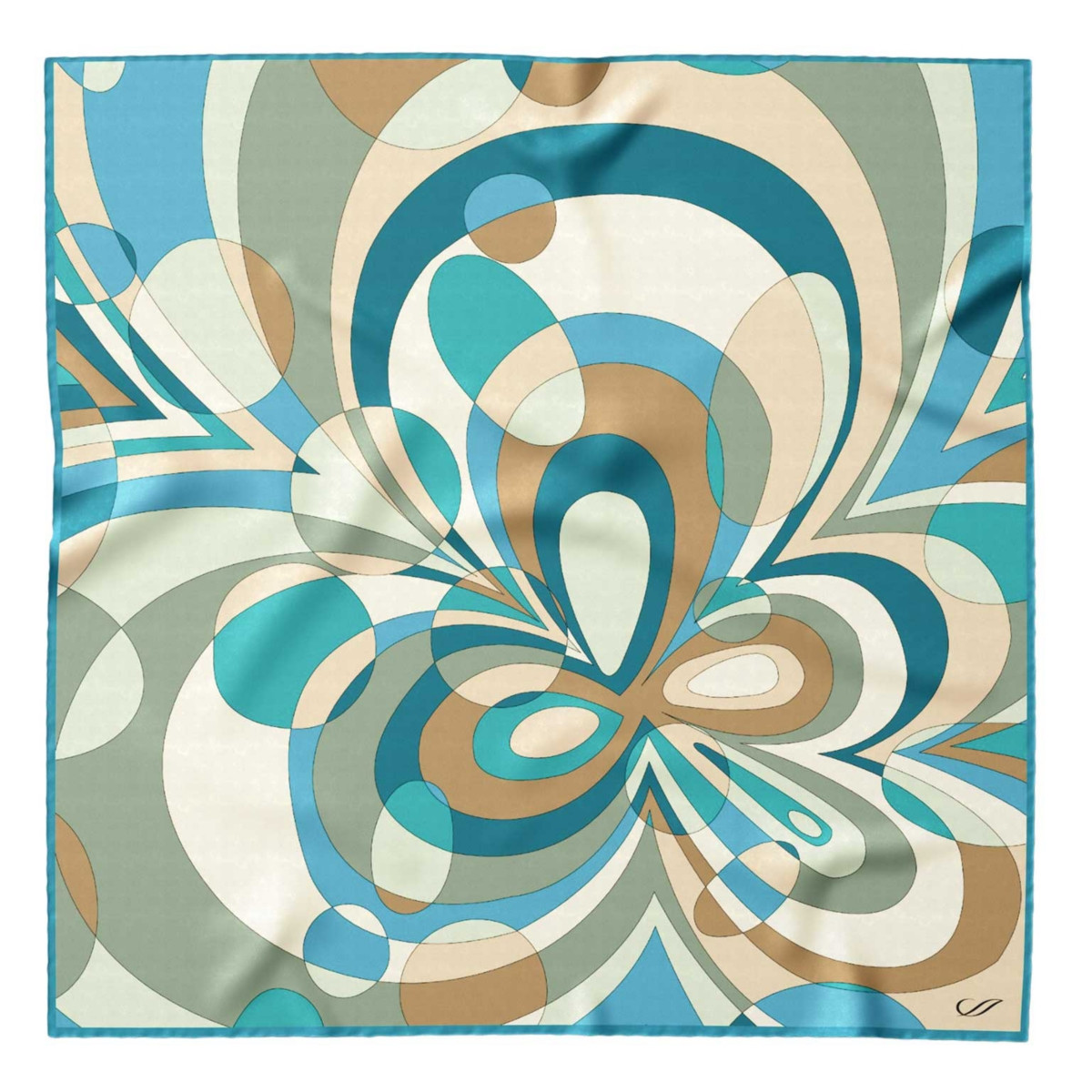 Michelle - Silk Bandana for Women - Sea colors | Macy's