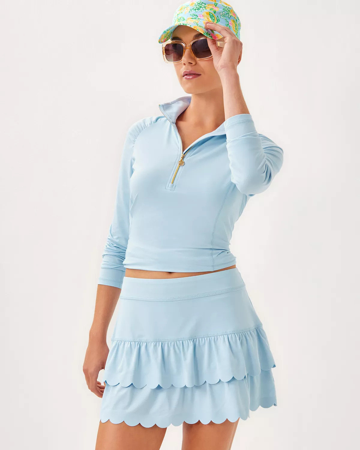 UPF 50+ Luxletic Miesha Scallop Skort | Lilly Pulitzer