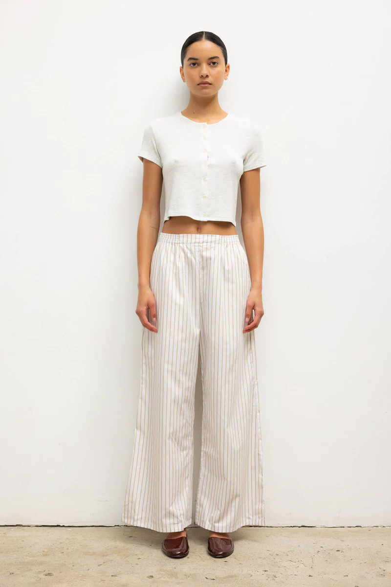 Yoshi Wide Leg Boxer Pant | LESET