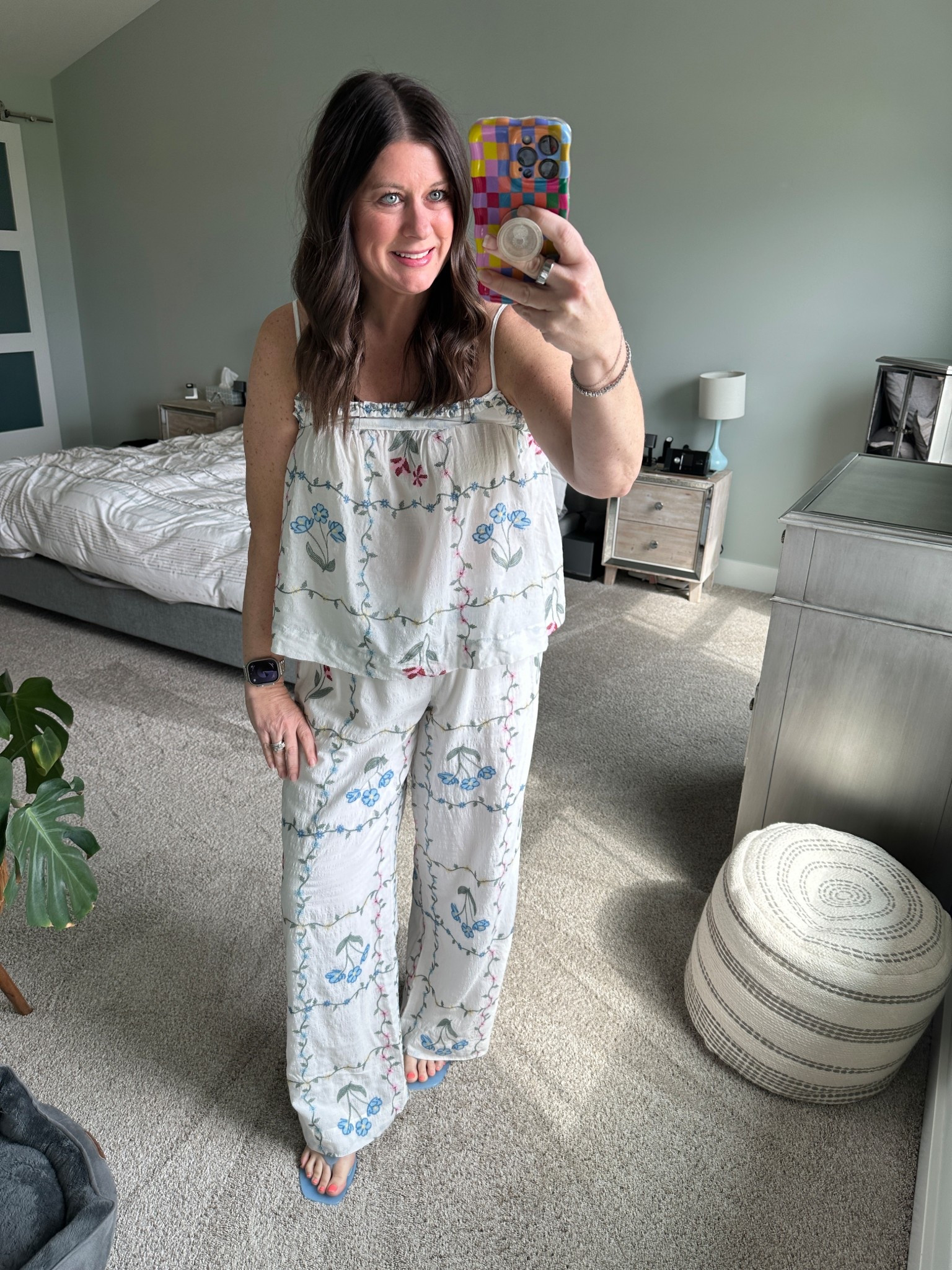 I love a set with a fun print. This one is flowy and so comfy! It can be easily broken up too!

#LTKootd #LTKgrwm #LTKMidsize