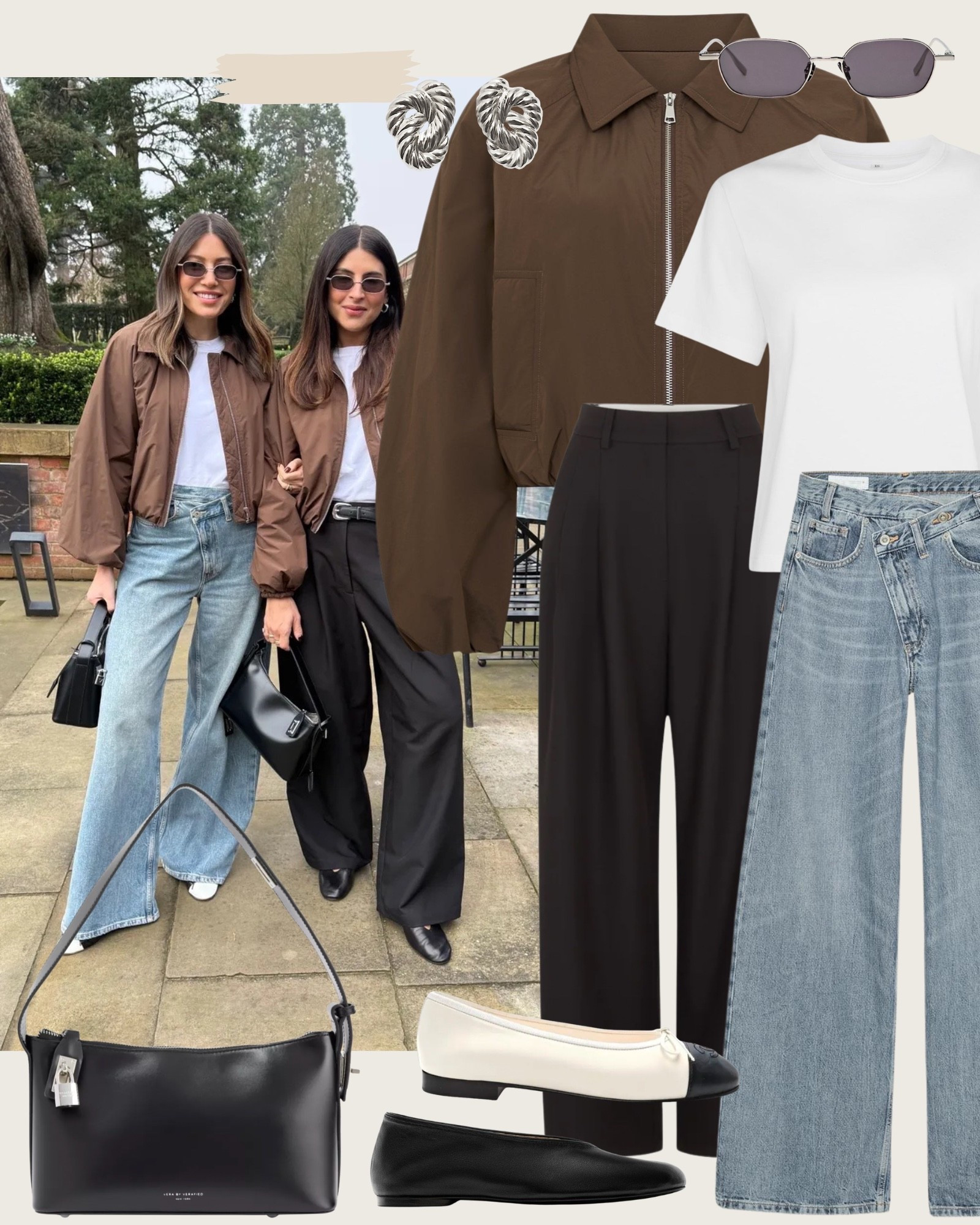 Recent outfits you’ve loved 🫶🏻  spring outfits | bomber jackets | crossover denim | ballet flats | statement earrings

#LTKgrwm #LTKSpringSale #LTKootd