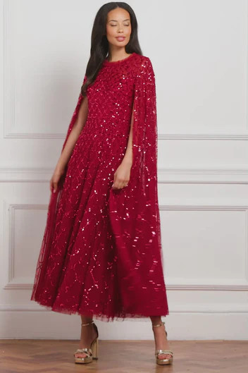 Heart Lattice Ankle Gown | Needle & Thread