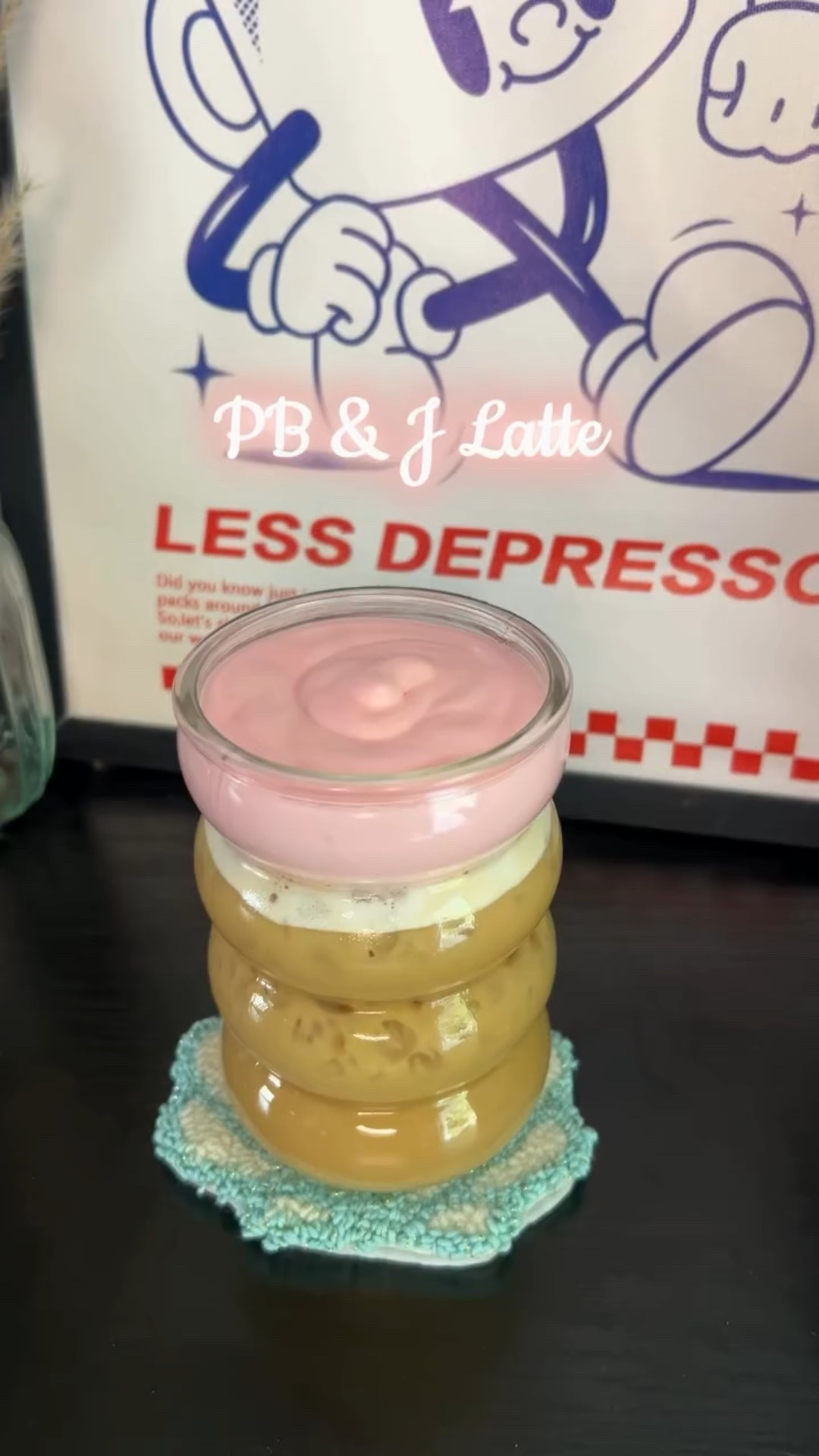 Are you team grape or strawberry? 🍇🍓

•brew a double shot of espresso (bianco doppio @nespresso)
•combine with creamer/milk (sweet cream @chobani)
•add peanut butter syrup (@davinci_gourmet)
•add ice
•make the cold foam with milk, heavy cream, and strawberry syrup (@torani)

✨I’m Meg, the Iced Coffee Connoisseur! I’m bringing you all things coffee — including fun at home recipes & honest reviews of coffee shops all across NJ✨

#icedcoffeeconnoisseurs #nj #athomecoffee #coffeeinspo #athomecafe #nespressorecipes #nespressovertuo #athomecofreerecipes #icedlatte #icedlatterecipes #athomelattes #diycoffee #icedcoffeerecipes #pbandjlatte #nostalgiclattes