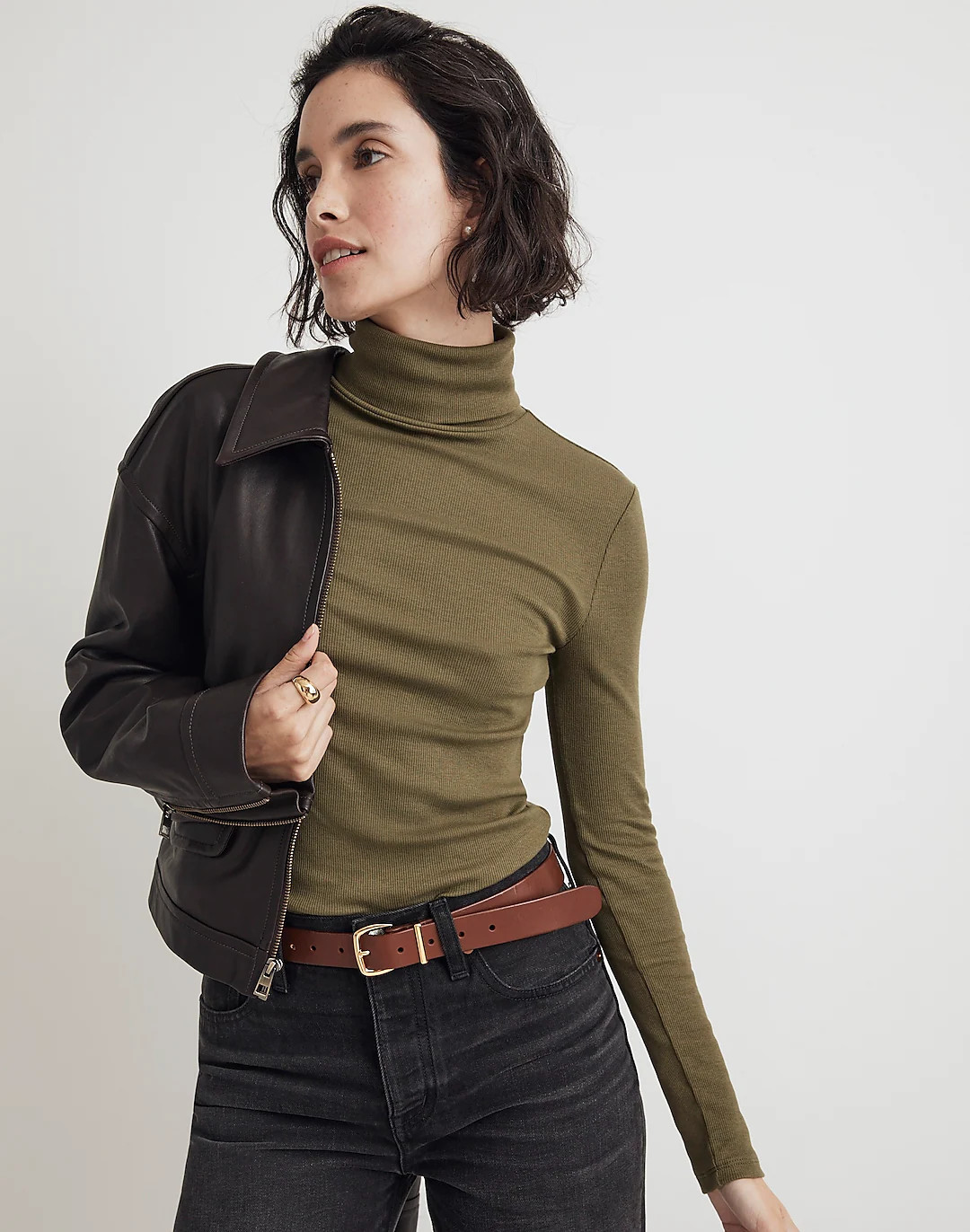 Cropped Turtleneck | Madewell