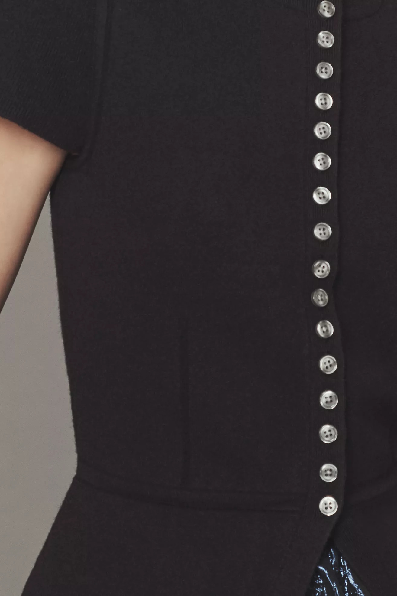 Maeve Short-Sleeve Mock-Neck Sweater | Anthropologie (US)