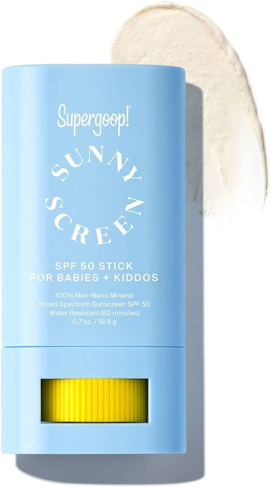 Supergoop! Sunnyscreen 100% Mineral Stick SPF 50, 0.7 oz - Face & Body Sunscreen for Babies & Kid... | Amazon (US)