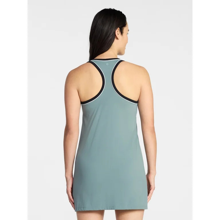 Avia Women's Piped Trim Active Dress, Sizes XS-XXXL | Walmart (US)
