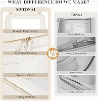 Clear Makeup Bag, Travel Toiletry Bag Cosmetic Case for Women, Waterproof Portable Make Up Skinca... | Amazon (US)