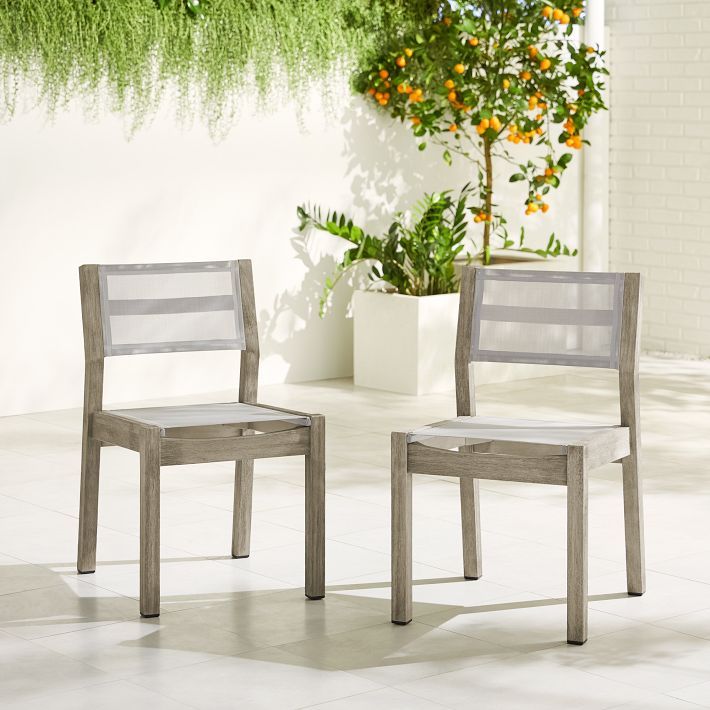 Portside Outdoor Textilene Dining Chair | West Elm (US)