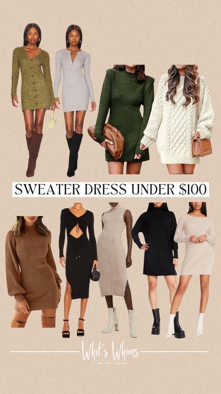 Sweater dresses under $100

amazon, amazon finds, amazon dresses, dress, sweater, fall favorites, fall must haves, cable knit, neutral dress 

#LTKunder100 #LTKstyletip #LTKSeasonal