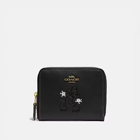 Disney X Coach Small Zip Around Wallet With Disney Motif | Coach (US)