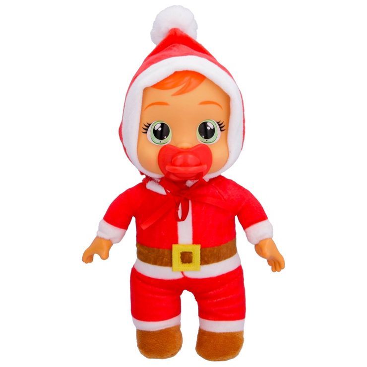 Cry Babies Tiny Cuddles Christmas Claus with Santa Claus Themed Pajamas  Baby Dolls | Target