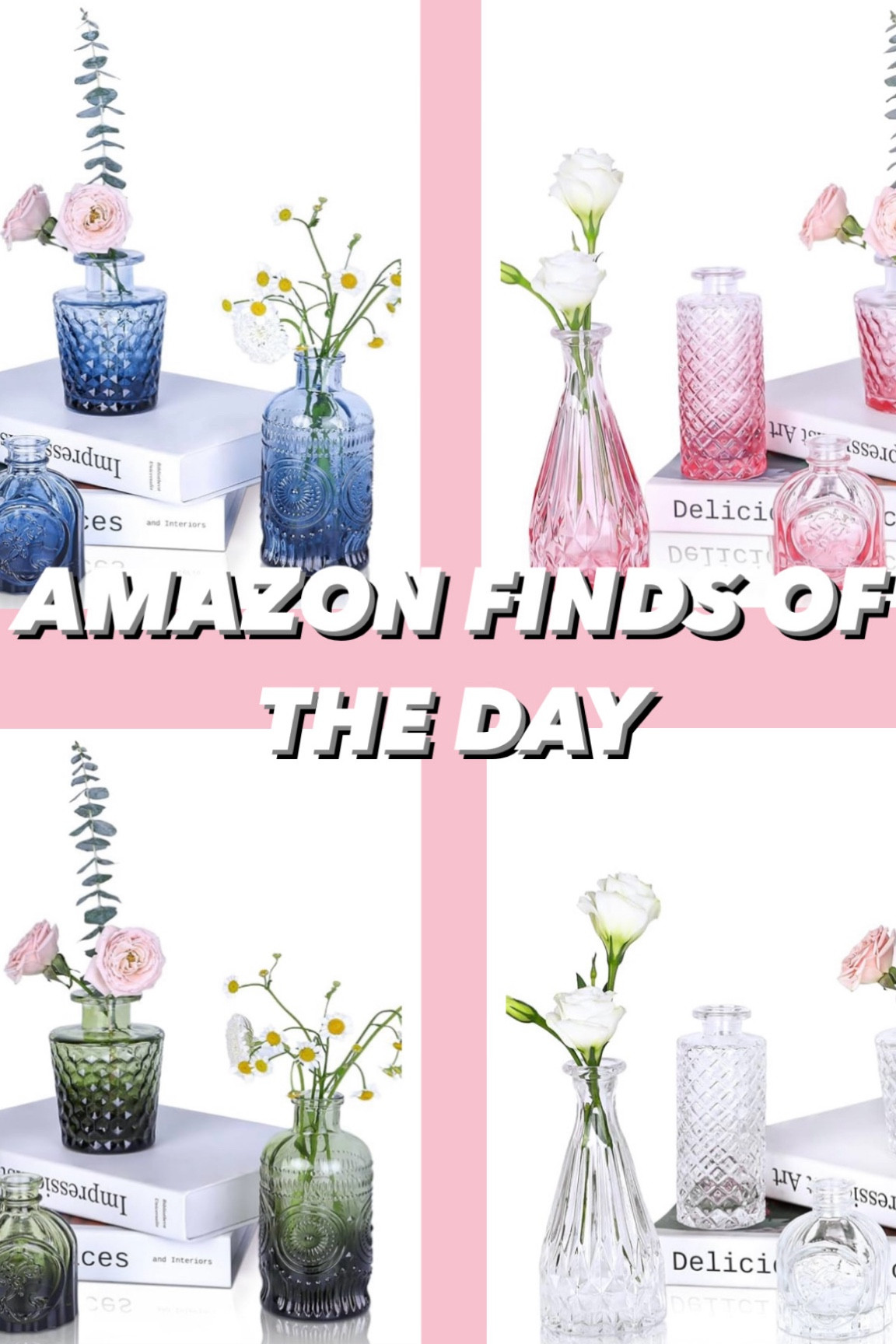 Amazon // Amazon finds // finds of the day // daily finds // home // decor // table scape // bud vases // florals // vintage 

#LTKHome #LTKFindsUnder50 #LTKStyleTip
