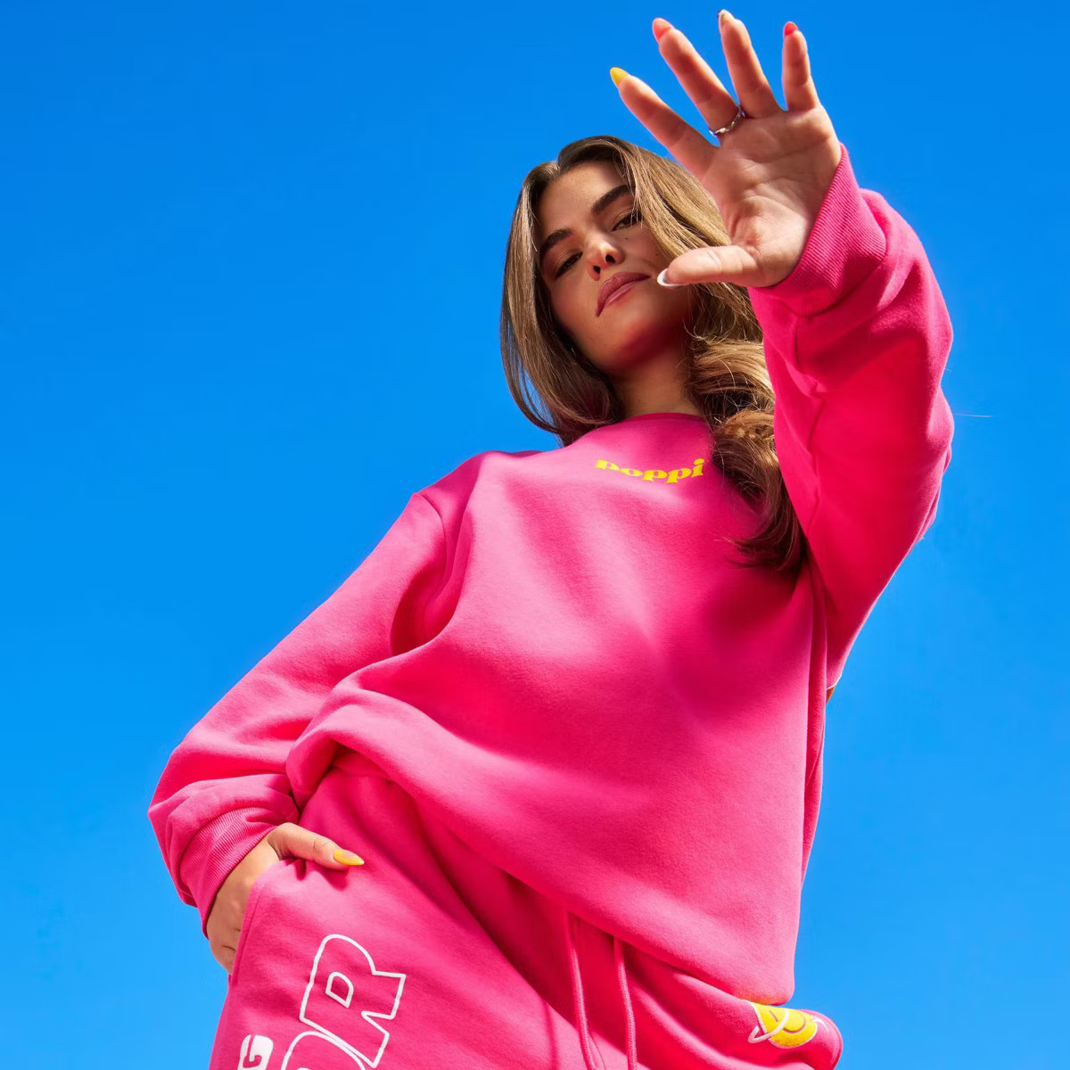 Adult Poppi Forever Icon Graphic Sweatshirt - Pink | Target