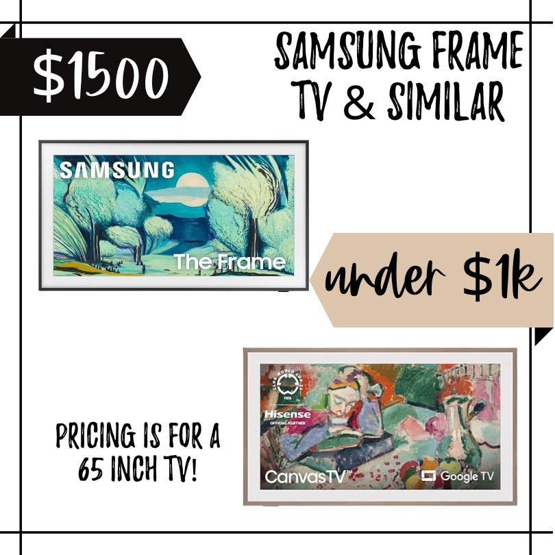 Do you love the framed TV look where the TV is on a super slim mount, making it look like art? There is more than one option now!  frame tv 

#LTKHome #LTKSaleAlert