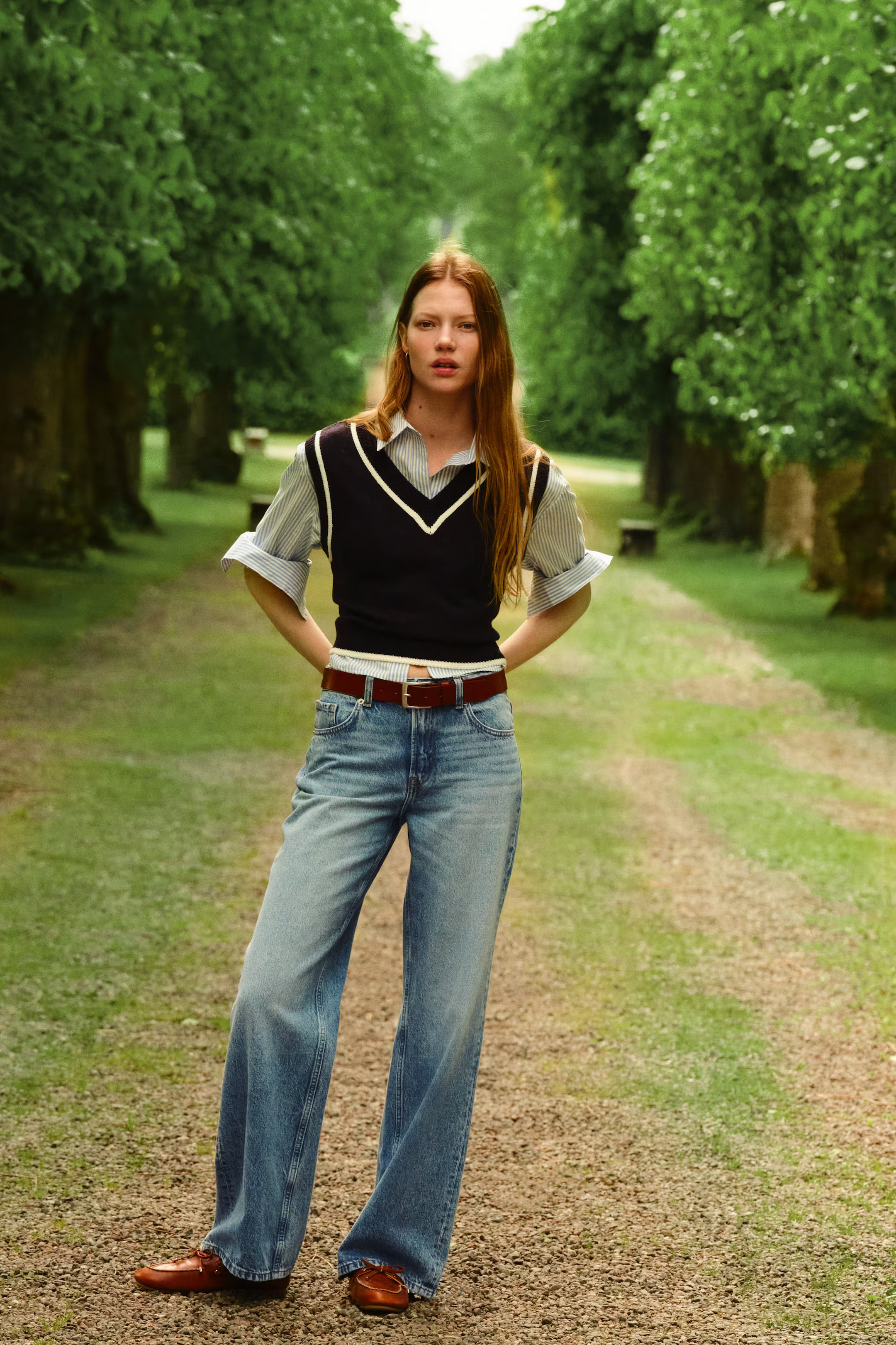 Bleecker High Rise Wide Leg Jeans | H&M (US + CA)