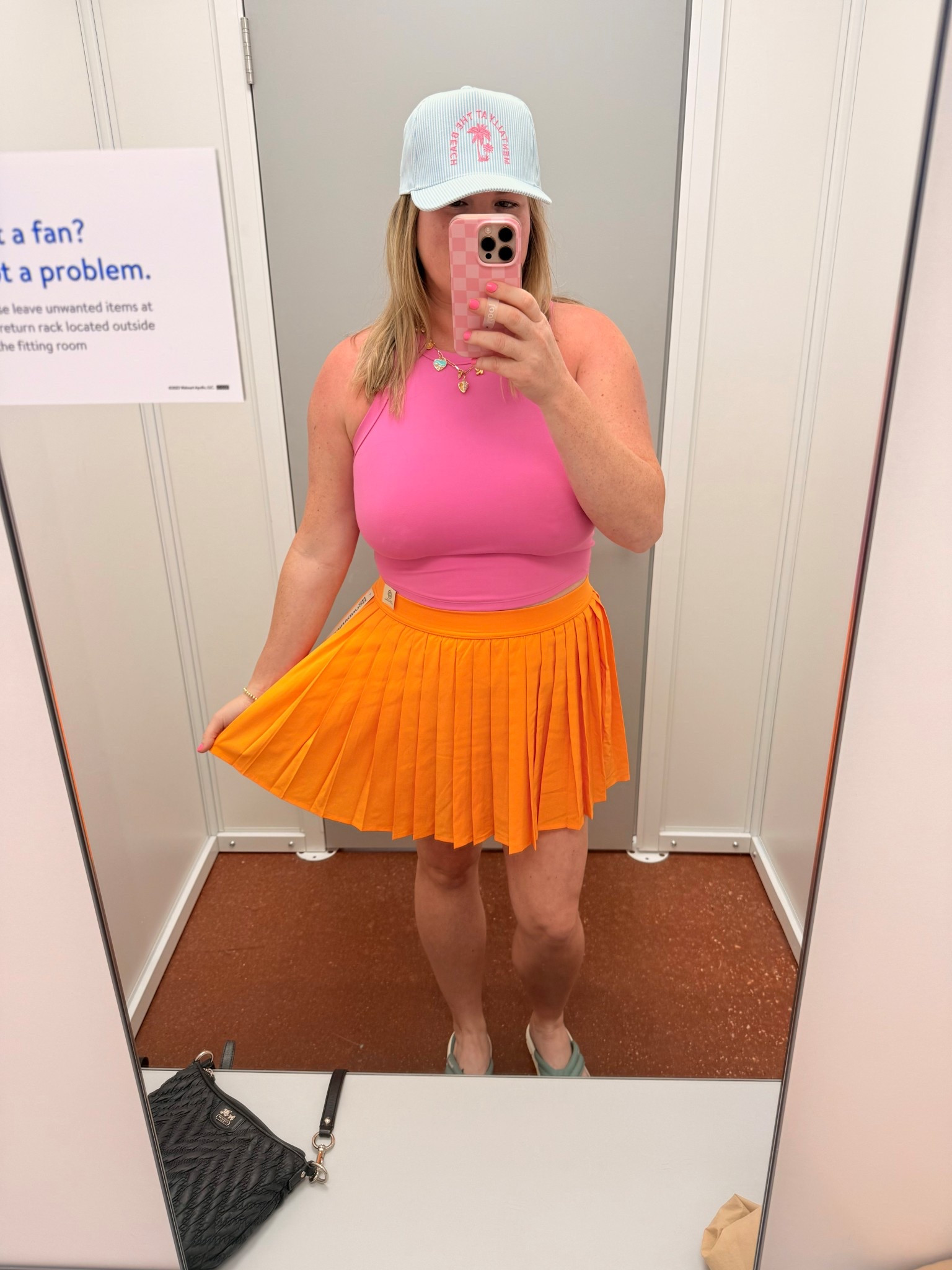 $12 skort! Walmart has a ton of colors! Wearing the L

#LTKMidsize #LTKActive #LTKselfcare