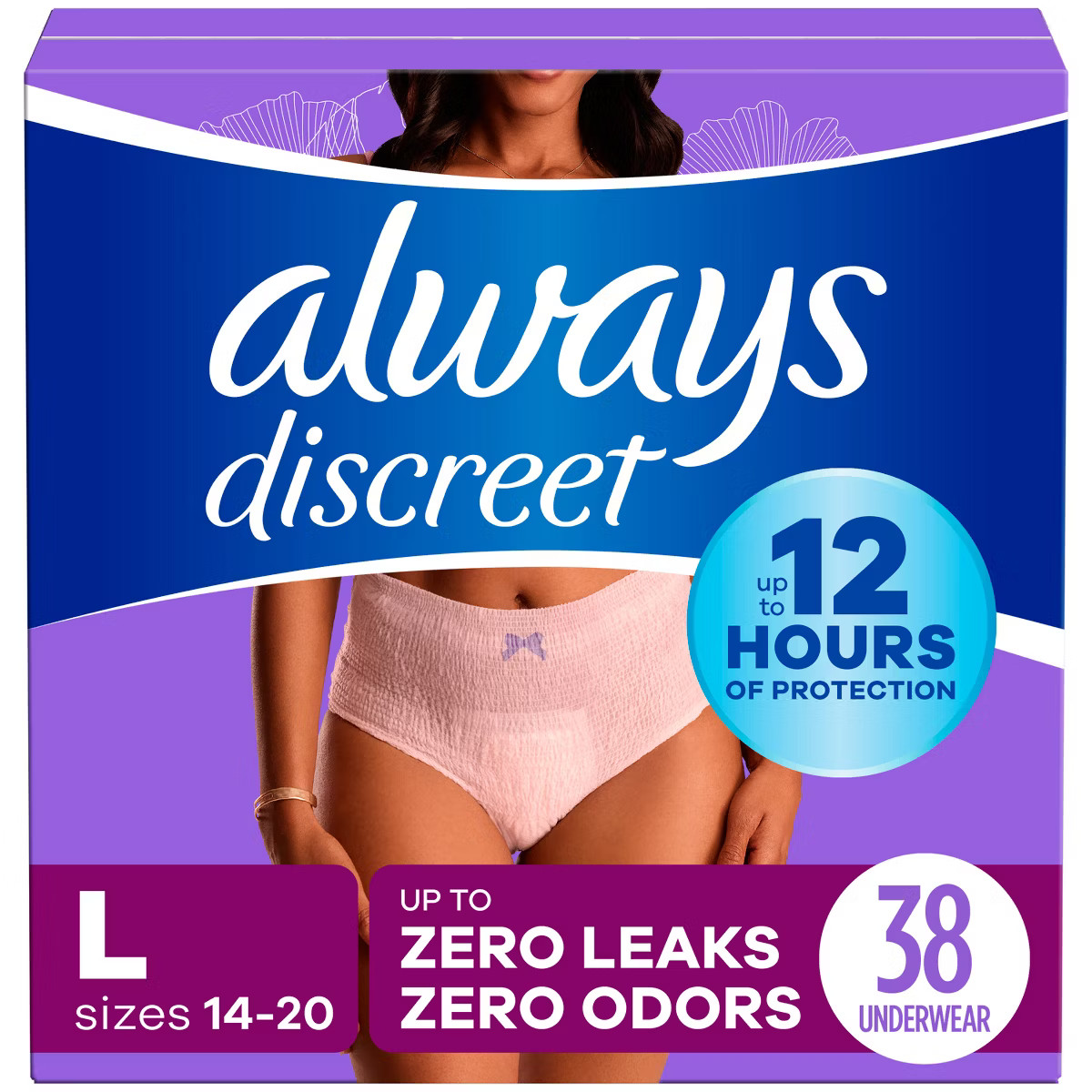 Always Discreet Adult Postpartum Incontinence Underwear for Women - Maximum Protection | Target