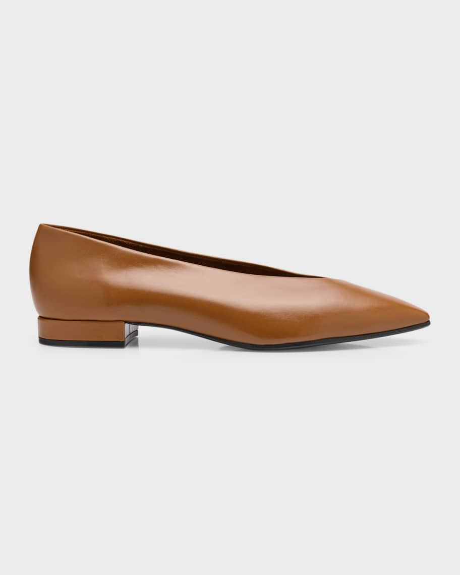 Rebecca Calfskin Ballerina Flats | Neiman Marcus