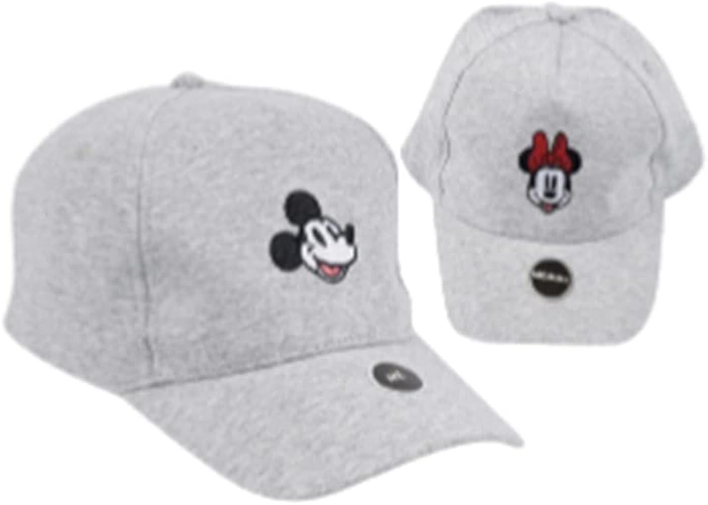 Grey Minnie and Mickey Mouse 2pc Baseball Cap Set, Grey, 5-18 Years | Amazon (CA)