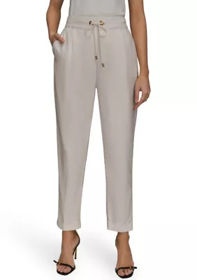 Donna Karan New York Women's Drawstring Cuffed Joggers | Belk