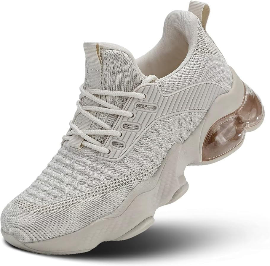 Womens Slip On Walking Shoes Air Running Casual Fashion Tennis Sneakers Comfortable Non Slip Work... | Amazon (US)