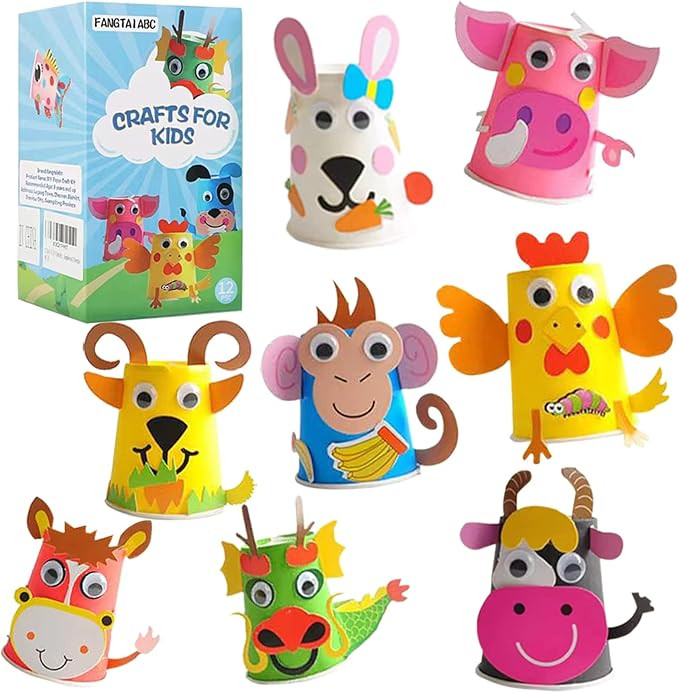 Crafts for Kids Ages 4-8 - Fun Arts & Crafts Projects, Creative Kids Crafts, & Engaging Toddler A... | Amazon (US)