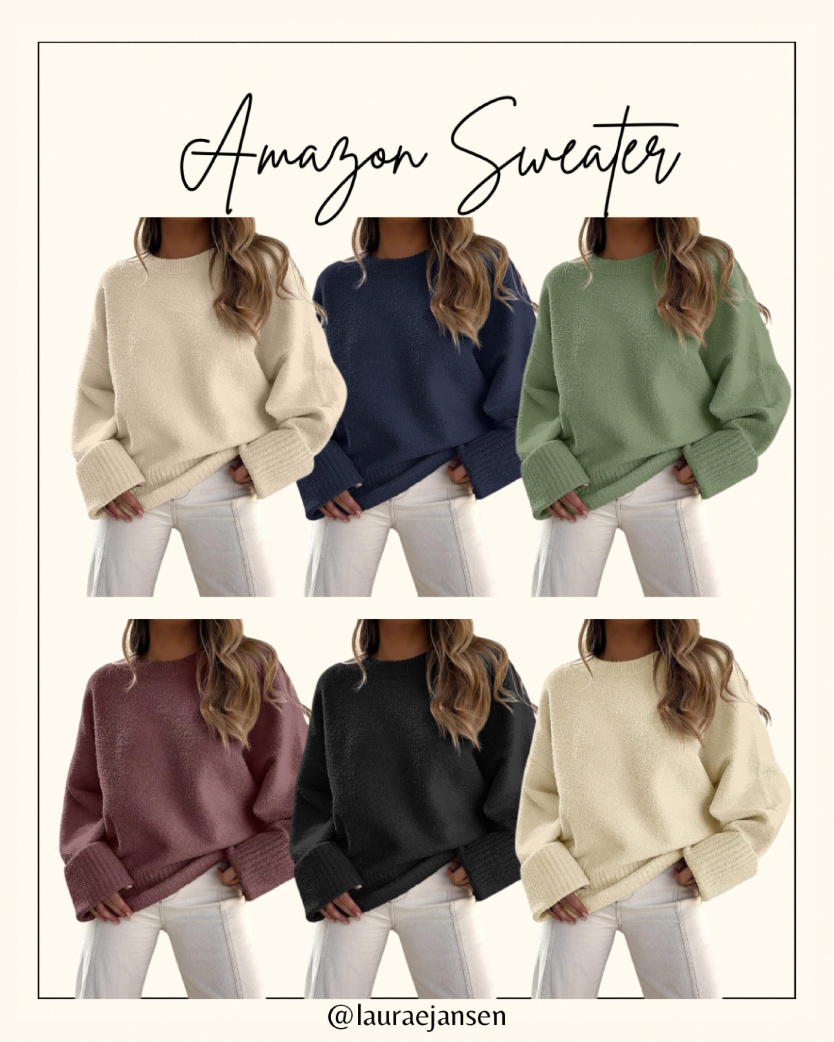Favorite sweater to take from fall to winter on Amazon 

#LTKSeasonal #LTKFindsUnder50 #LTKStyleTip