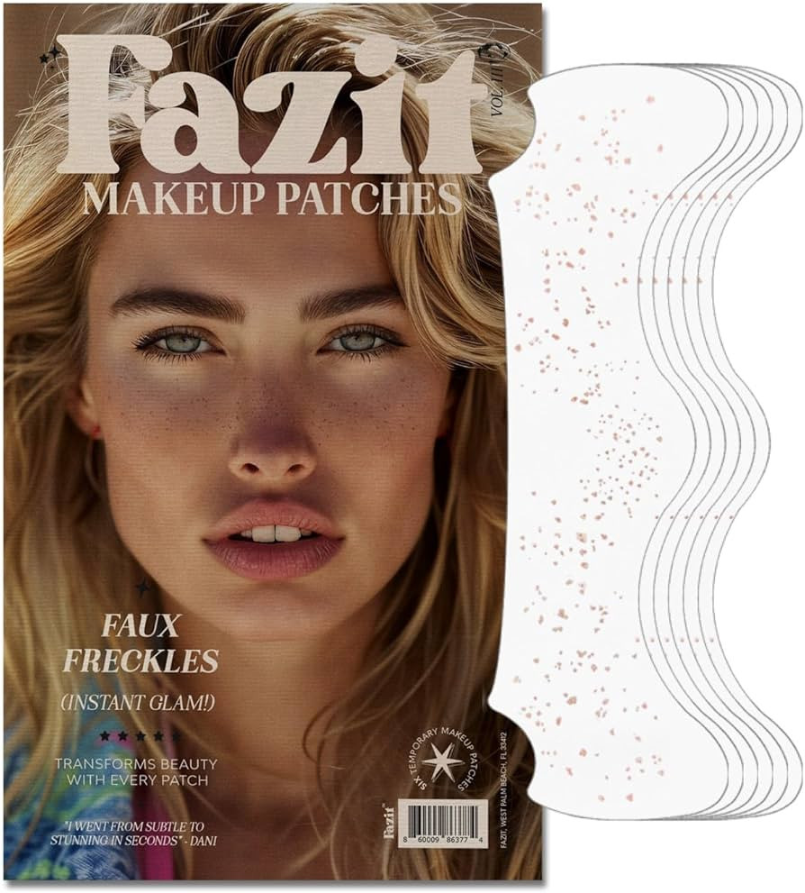 Fazit Makeup Patches - Face Makeup Patches - Beauty Face Makeup - Brown Fake Freckles - Waterproo... | Amazon (US)