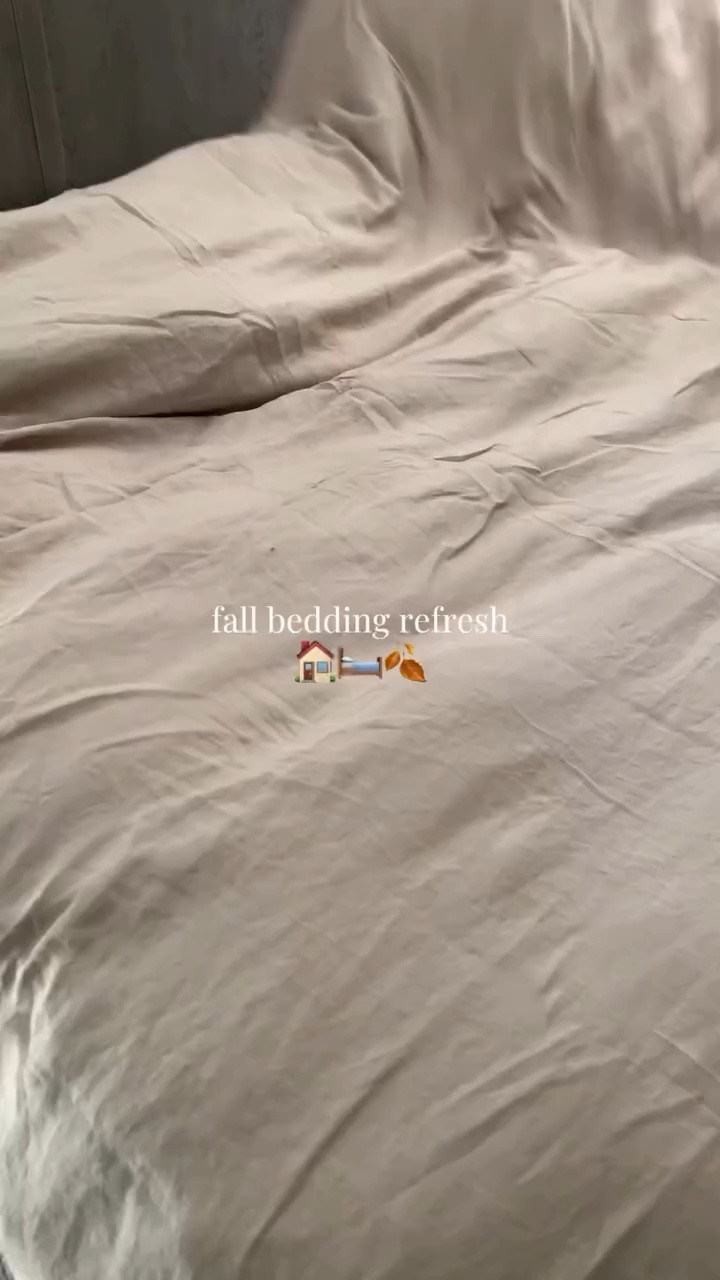 Transitioning into the fall season with a bedding refresh. The European Linen duvet cover is the perfect fabric to transition into fall paired with a lightweight down duvet that works from season to season. @onequince 

Featured Products: 
European Linen Duvet Cover in color Toffee 
Lightweight Premium Down Duvet Insert 
@Quince

#LTKHome #LTKSeasonal #LTKSaleAlert
