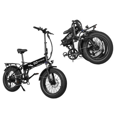 GoPowerBike Unisex 20 in. 7-Speed GoExpress Folding Electric Bike, Black | Tractor Supply