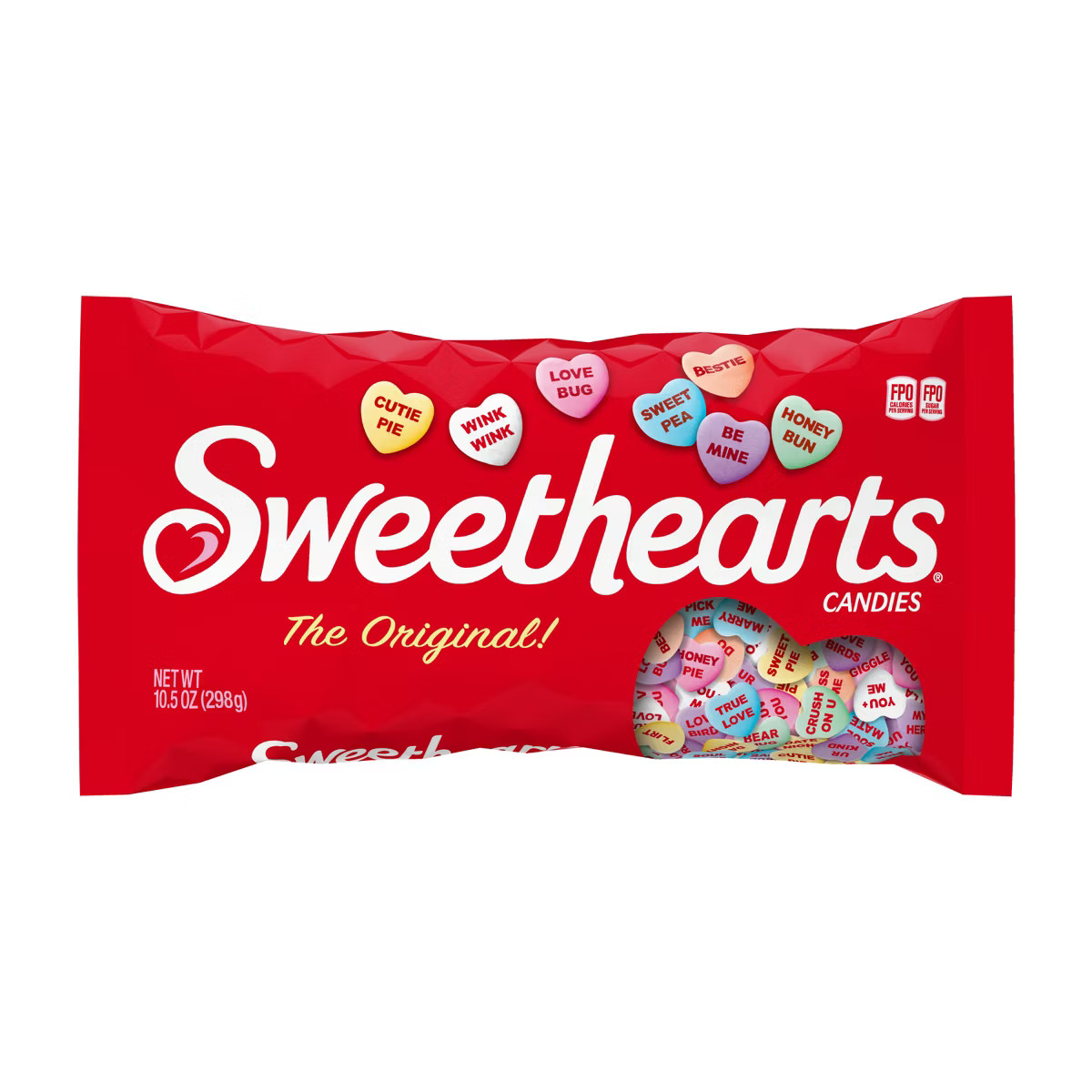Sweethearts Valentine's Retro Heart Candies Bag - 10.5oz | Target