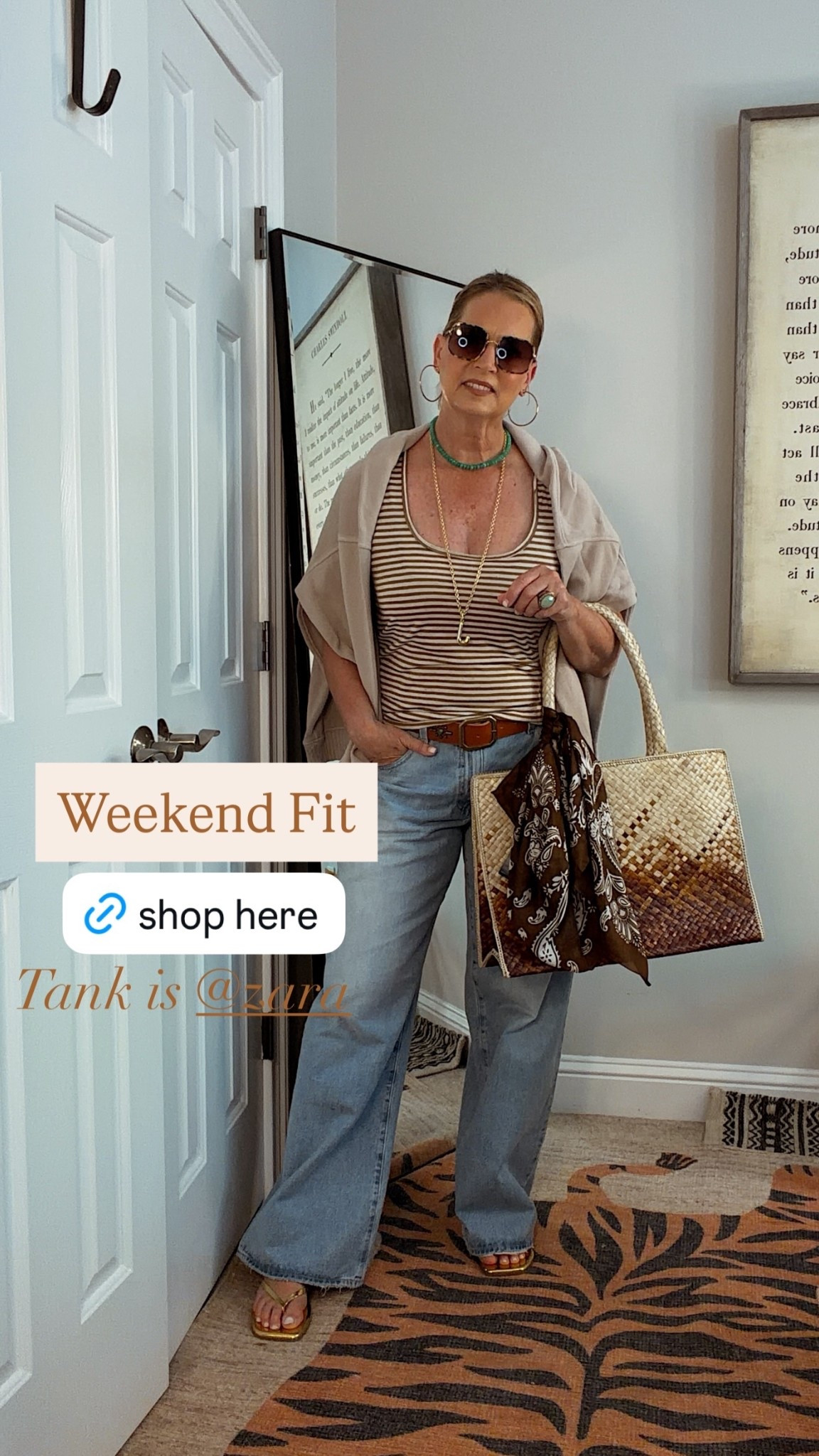 Weekend Fit Tank is @zara