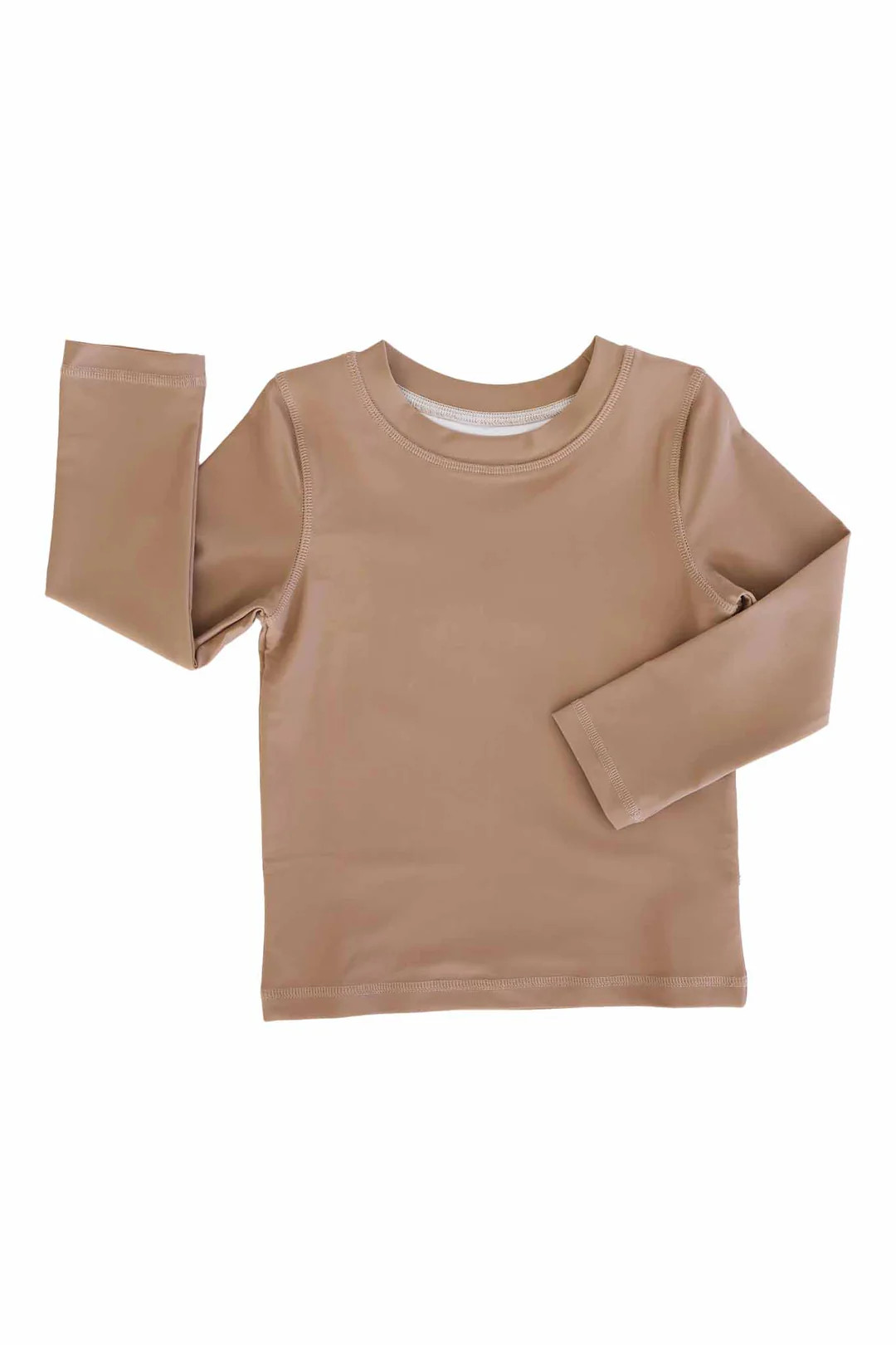 Long Sleeve Rash Guard Shirt | Sandy Mocha | Caden Lane