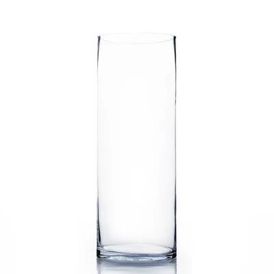 Cylinder Glass Vase Wrought Studio™ Size: 20" H x 7" W x 7" D | Wayfair North America