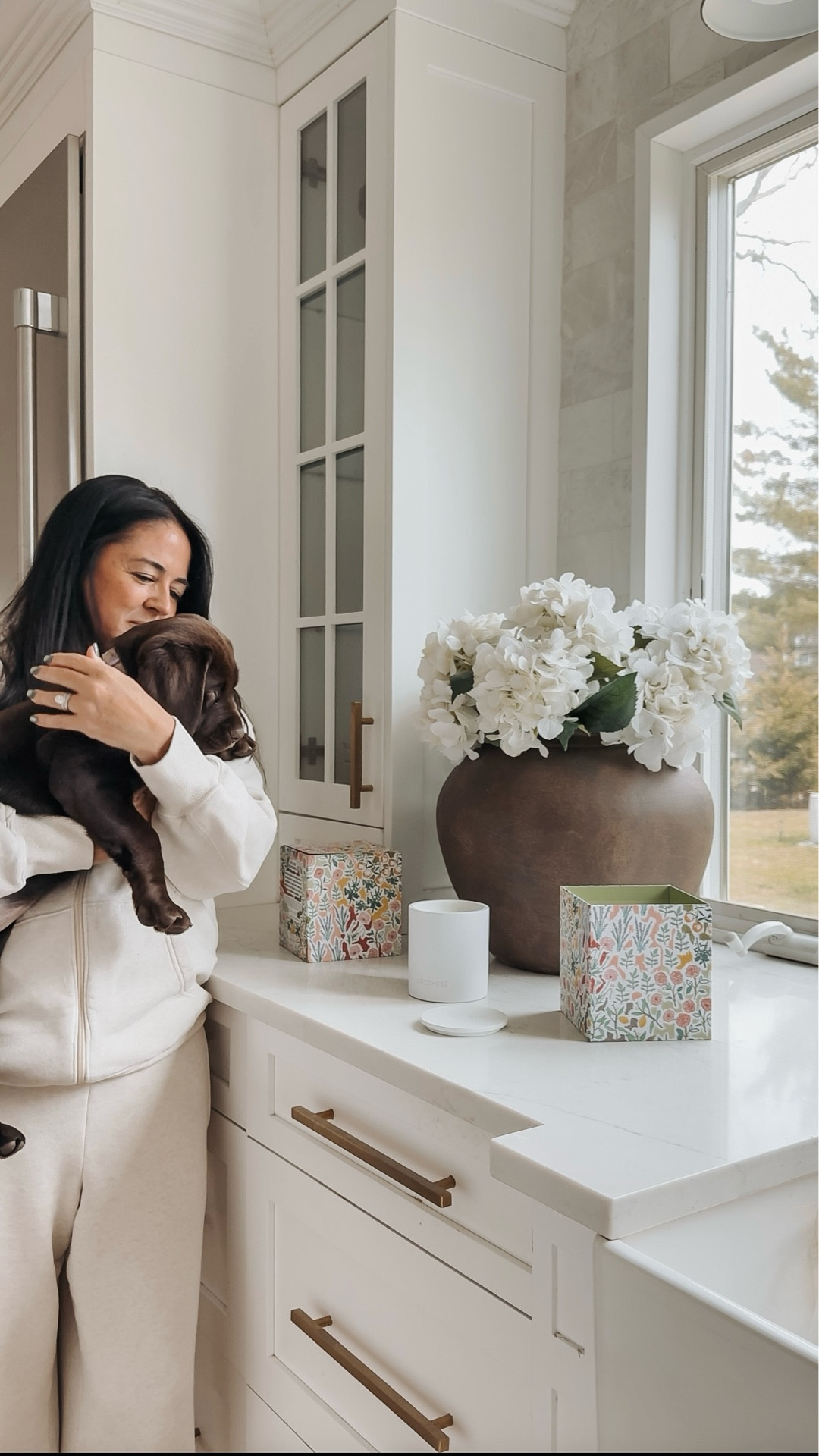 #ad Spring is for garden-scented candles and puppies! I’m obsessed with my new Holy Basil & Rosewater scented candle from @apothekeco It’s smell fresh and inviting. Makes a great gift for Mother’s Day!! 🪴

#spring #homedecor #mothersday #giftidea #homefragrance

#LTKselfcare #LTKSaleAlert #LTKHome