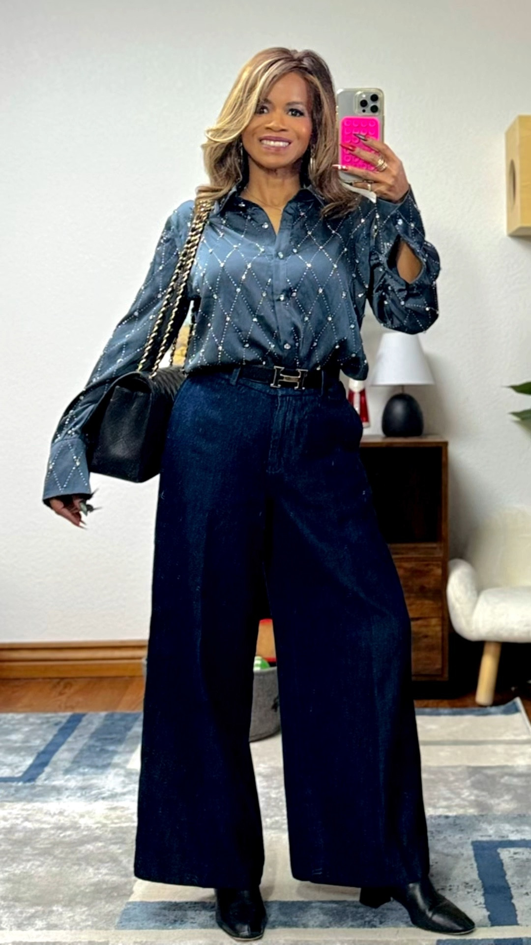 Outfit of the night for a Denver Fashion Week show. This blouse is so night out coded! 
Makeup look in separate post! 🔗https://bit.ly/RBHOUSEWIFE

RealBoringHousewife on LTK
👉🏽Follow
🛎️Subscribe
💋Make your Wishlist

#LTKSaleAlert #LTKootd #LTKStyleTip
