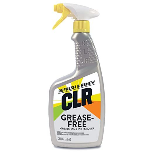 CLR Grease-Free, Grease, Oil & Tar Remover, 26 Ounce Foaming Spray Bottle | Amazon (US)