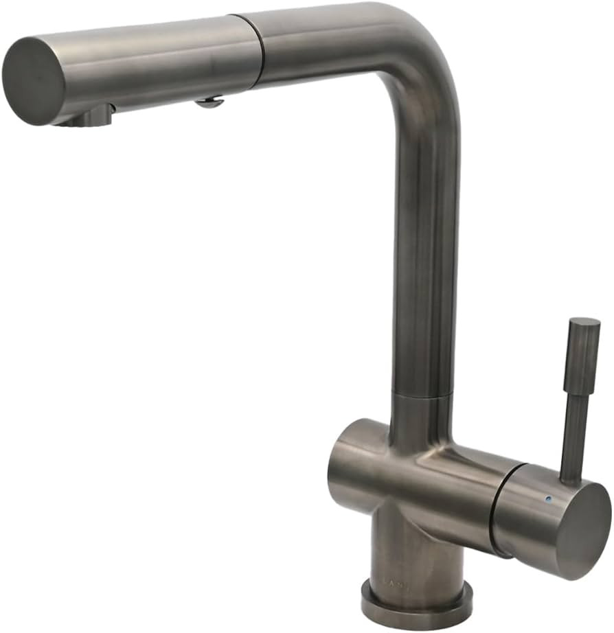 Lulani Nassau Stainless Steel Pull-Out Kitchen Faucet (2 Function Spray Head) - Gun Metal | Amazon (US)