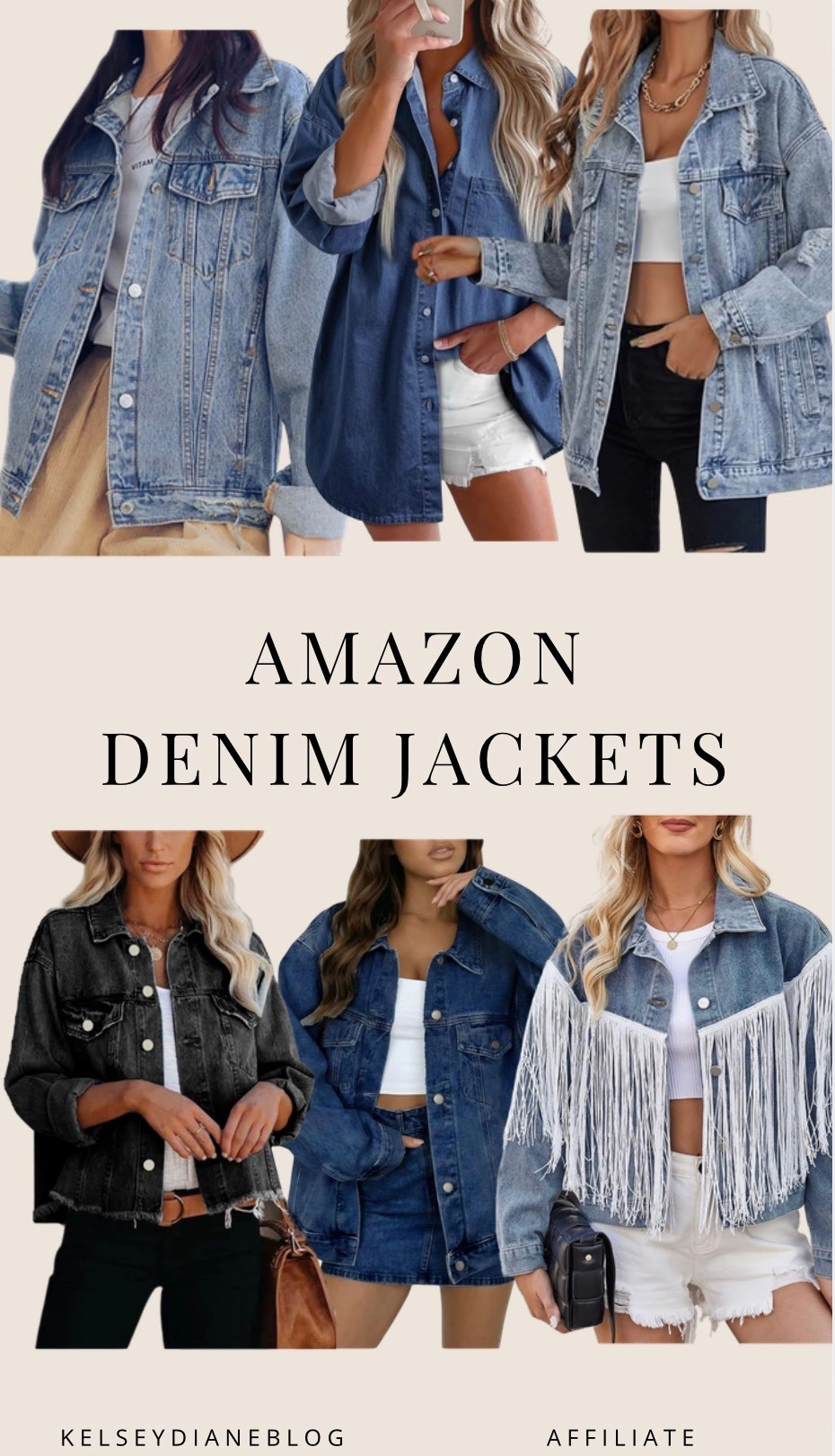 Amazon Denim Jackets 

#LTKsale #LTKstyletip