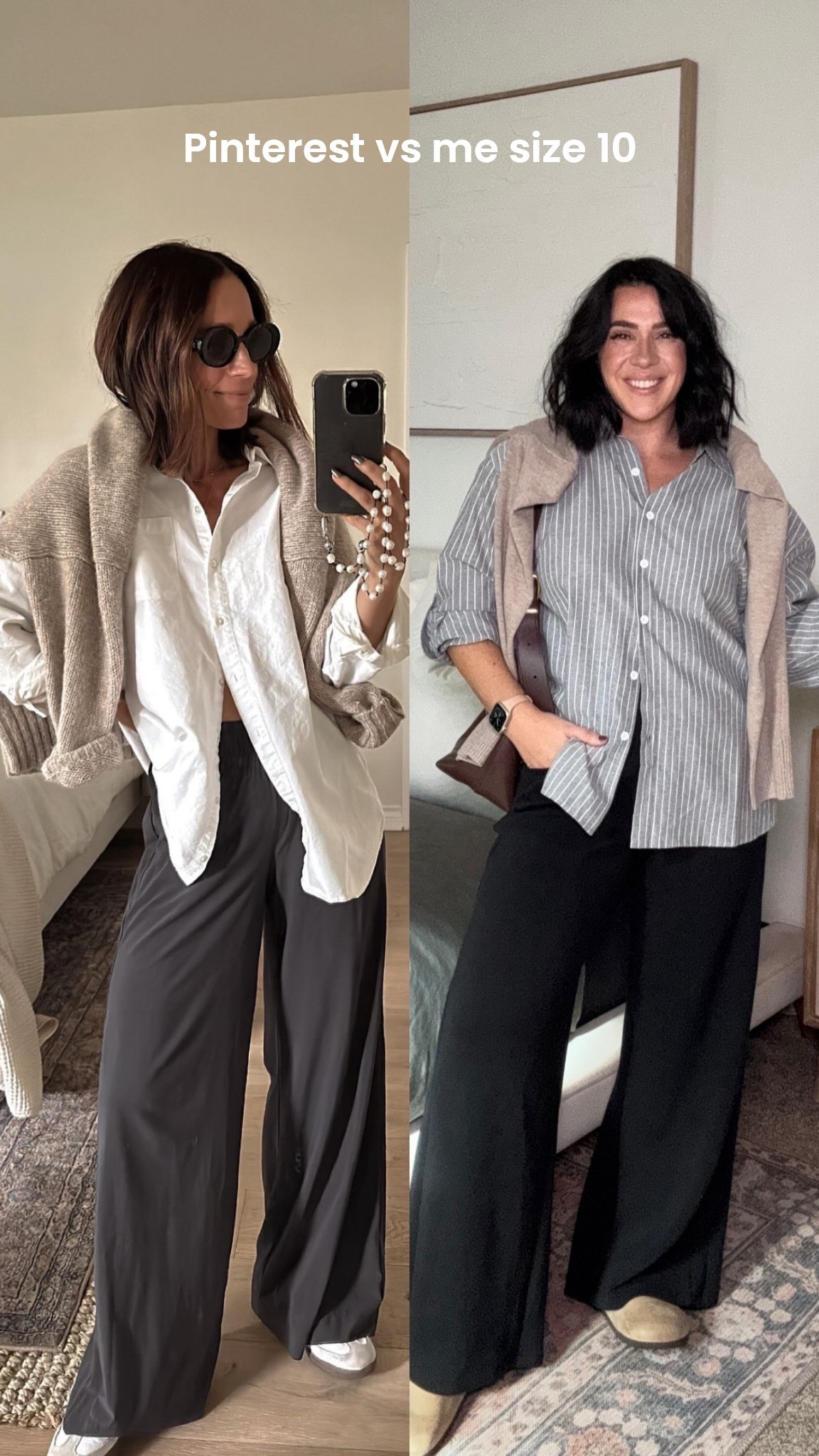 Pinterest vs size 10 millenial mom of 2
Midsize fall outfit 
Casual cool comfy fall style 
Size L

#LTKMidsize #LTKootd #LTKSaleAlert