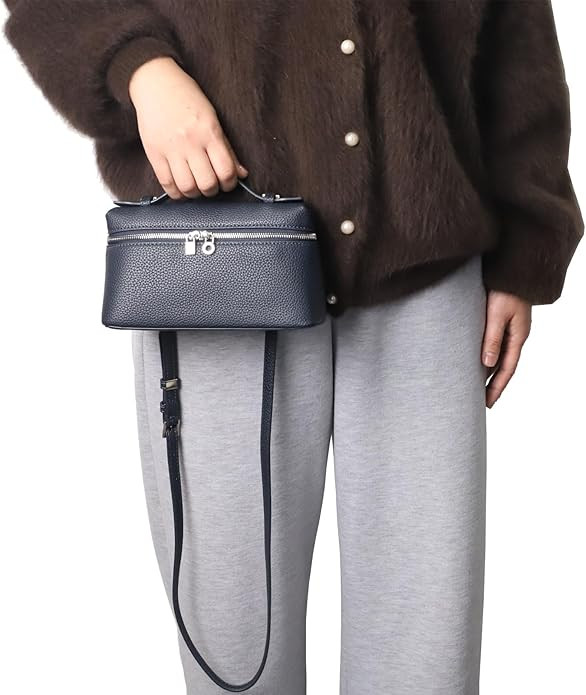 Crossbody Bag for Women Top-Handle Pouch Bag Designer Shoulder Leather Handbag Trendy Purse | Amazon (US)