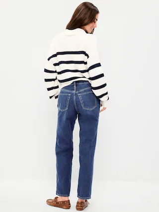 High-Waisted OG Loose Rigid Jeans | Old Navy (CA)