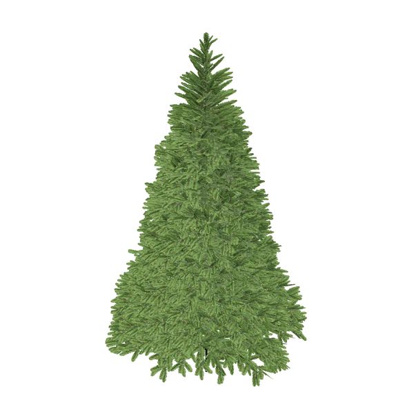 7.5' Scarlet Fir Artificial Christmas Tree with 800 Warm White Led Lig | King of Christmas