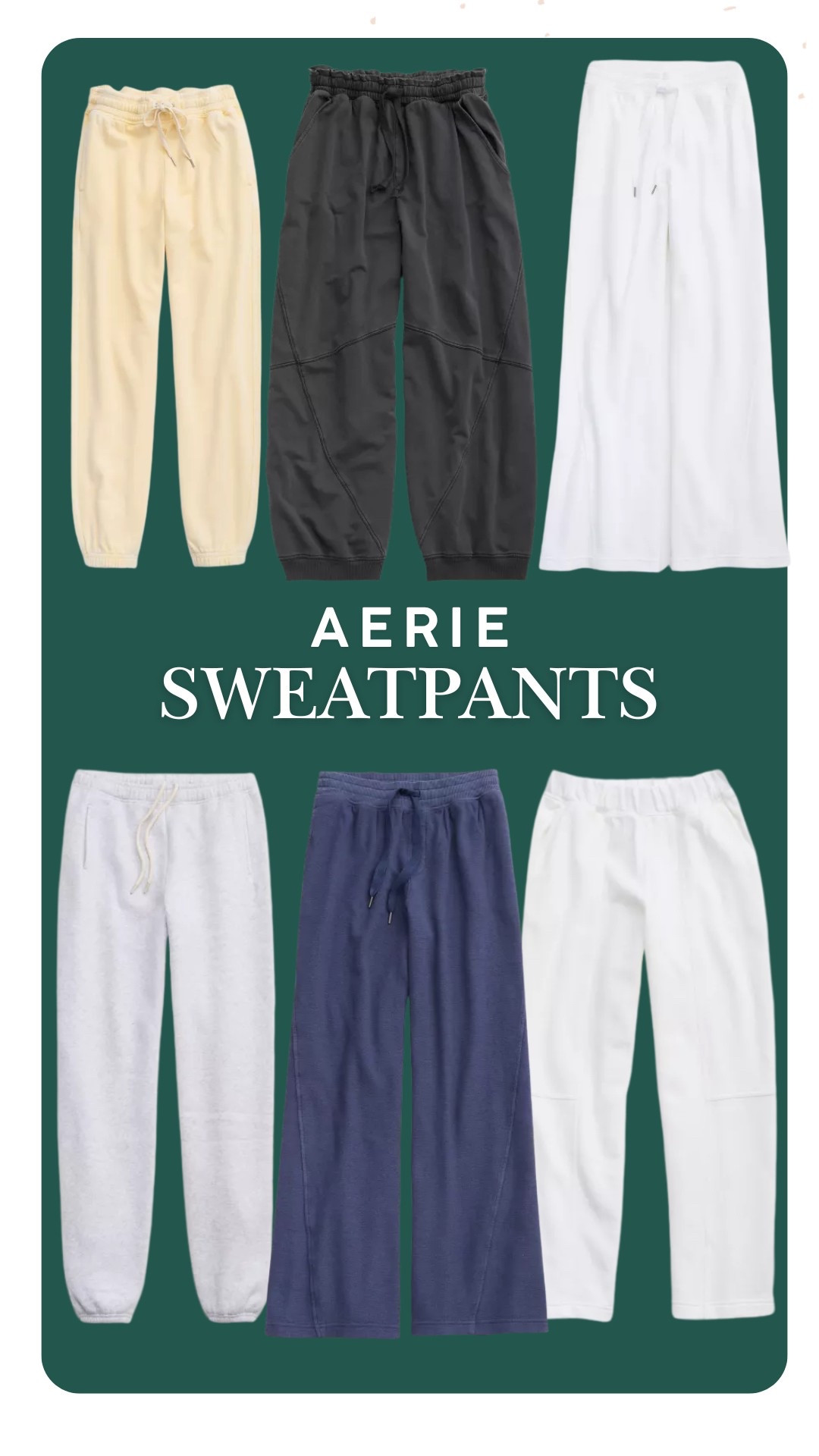 You guys know we love the pajamas from AE & Aerie, and their sweatpants are just as comfortable! Plus, they have sales all the time!

#LTKActive #LTKSaleAlert #LTKSeasonal