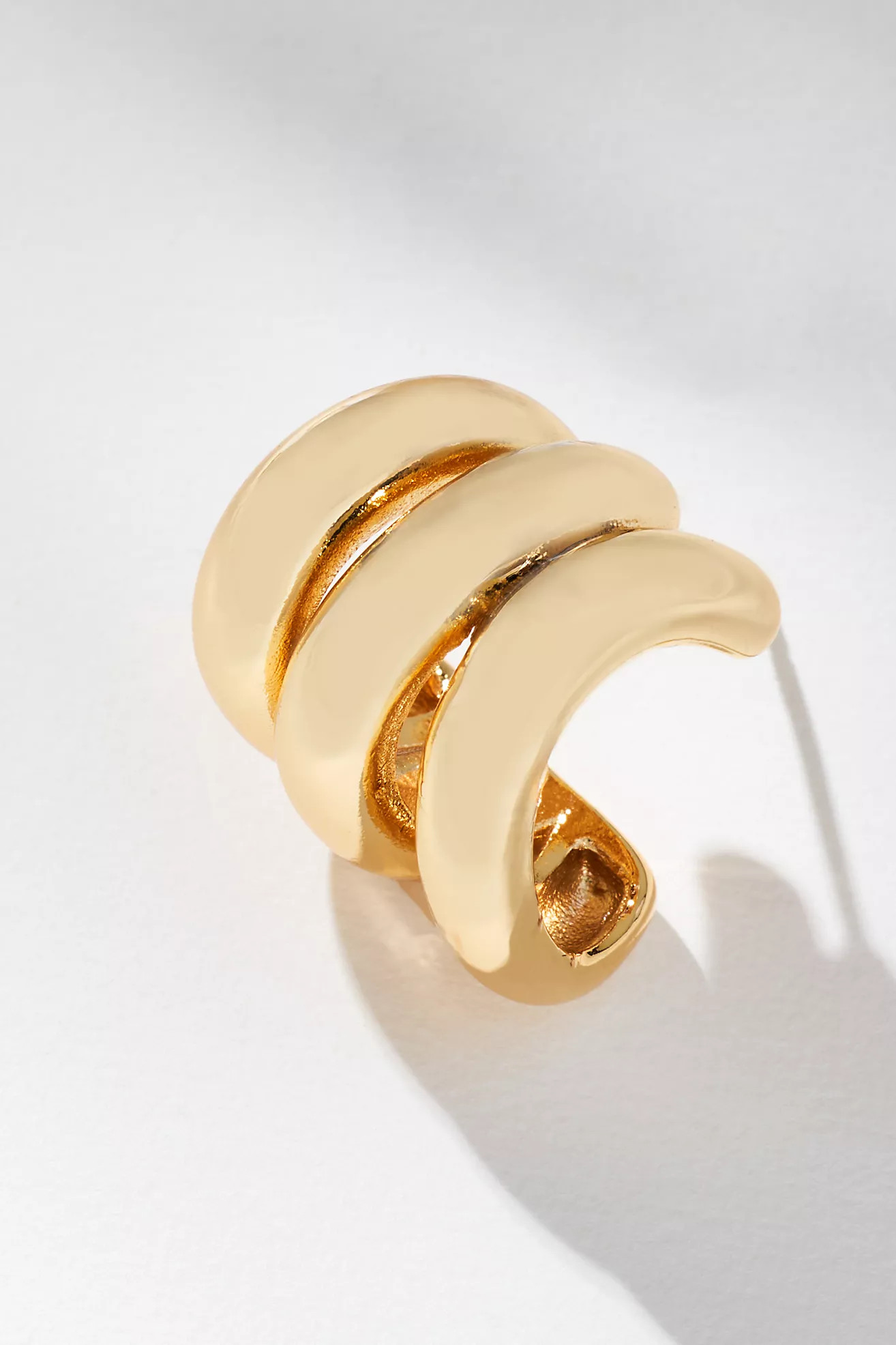 Triple Loop Huggie Earrings | Anthropologie (US)