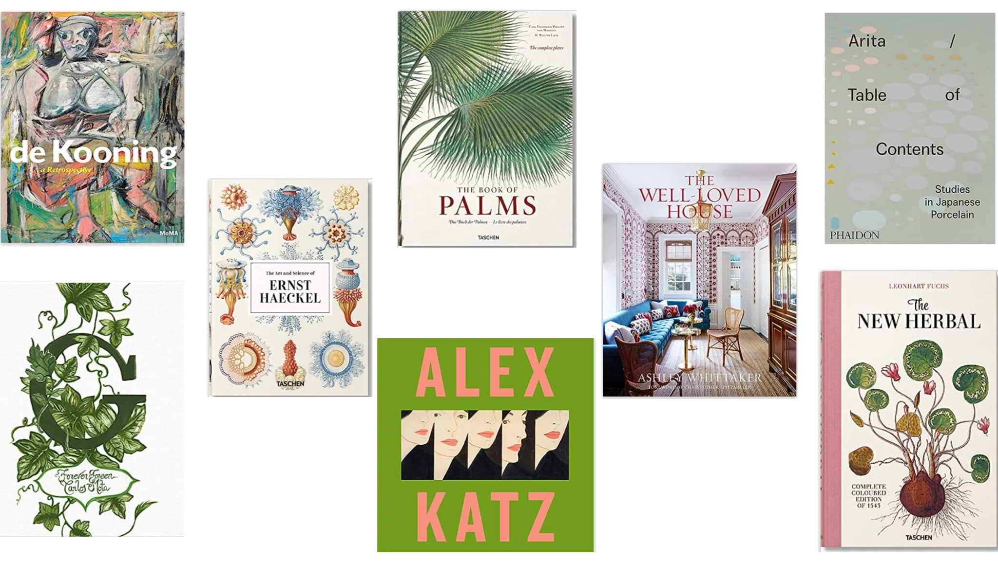 A collection of our favorite coffee table books. 
