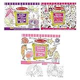 Melissa & Doug Sticker Collection and Coloring Pads Set: Princesses, Fairies, Animals, and More | Amazon (US)